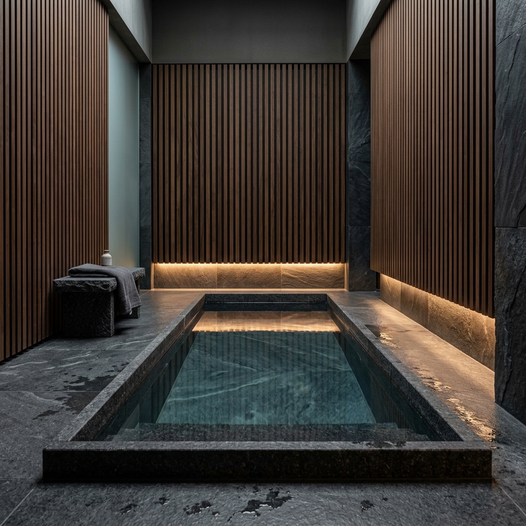 Hydrotherapy Cold Plunge Tub Setup