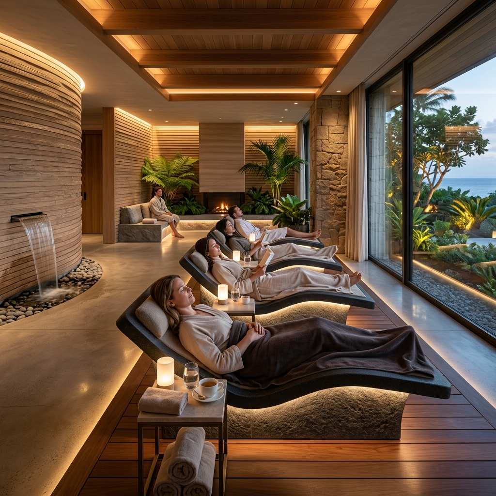 Prestige Wellness Lounge designed by CalidraBuild Global